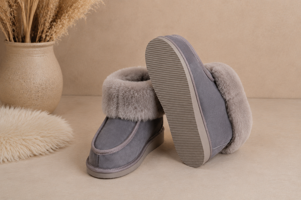 High-top slippers