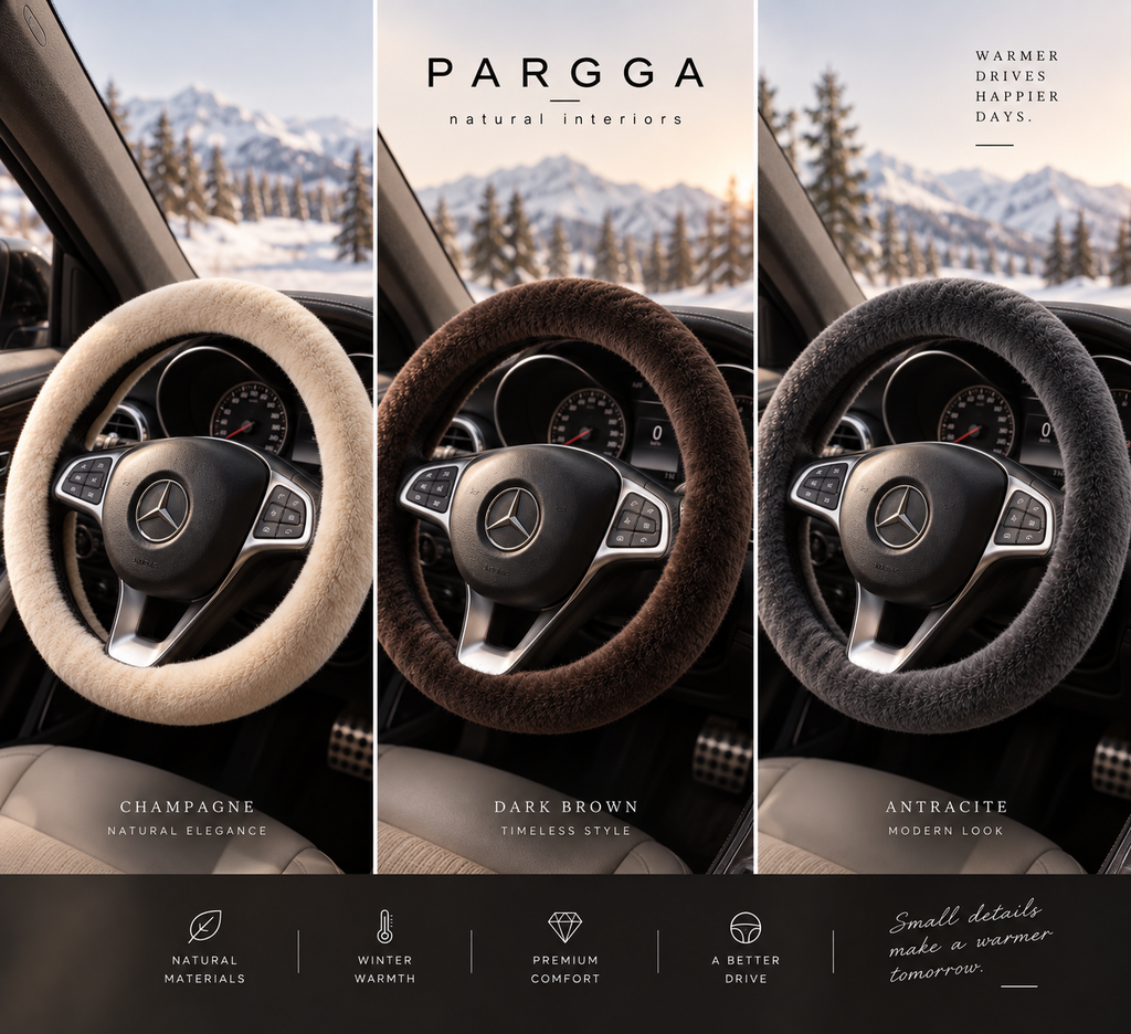 Sheepskin Steering Wheel Cover
